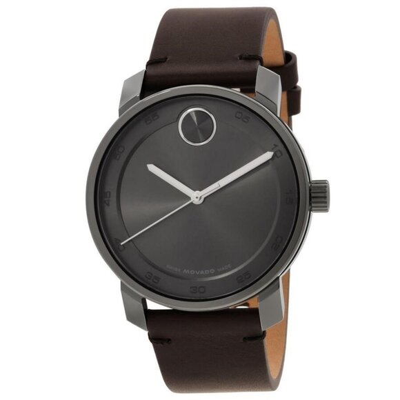 NWT Authentic Movado Bold Access Quartz Grey Dial Men's Watch - Picture 1 of 3